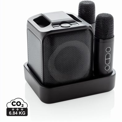 Produktabbildung Singvibe Karaoke-Set mit Doppelmikrofon aus RCS rec. ABS Singvibe Karaoke-Set mit Doppelmikrofon aus RCS rec. ABS