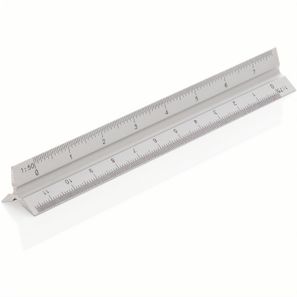 15cm Dreikantlineal aus Aluminium