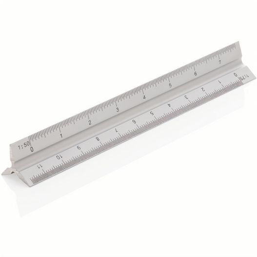 15cm Dreikantlineal aus Aluminium (Bild 1)