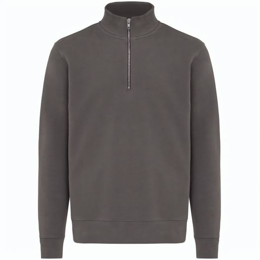 IQONIQ Elgon Quarter-Zip-Sweater aus rec. Baumwolle (Bild 1)