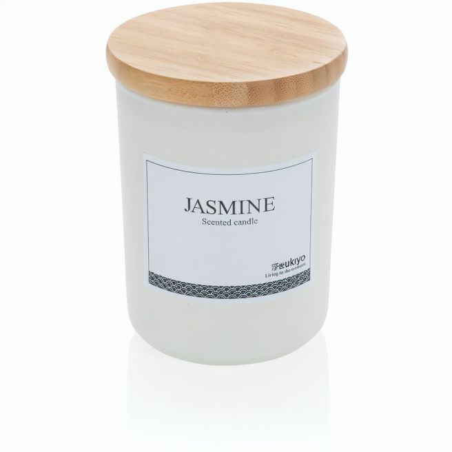 Produktabbildung Ukiyo Deluxe parfümierte Kerze mit Bambusdeckel Ukiyo Deluxe parfümierte Kerze mit Bambusdeckel