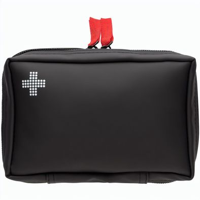 Erste-Hilfe-Set in RCS recycelter Nubuk-PU Tasche