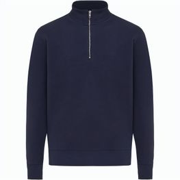 IQONIQ Elgon Quarter-Zip-Sweater aus rec. Baumwolle