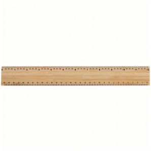 Timberson extra dickes 30cm doppelseitiges Bambuslineal