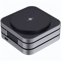 Produktabbildung Terra faltbares 3-in-1 15W Charger aus RCS rec. Aluminium Terra faltbares 3-in-1 15W Charger aus RCS rec. Aluminium