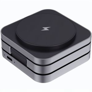 Terra faltbares 3-in-1 15W Charger aus RCS rec. Aluminium