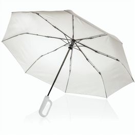 Yara 21“ AWARE™ rPET Regenschirm mit Karabiner