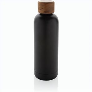 Wood Vakuumflasche aus RCS recyceltem Stainless-Steel
