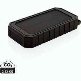 Produktabbildung 10.000 mAh Solar-Powerbank mit 10W Wireless aus RCS Plastik 10.000 mAh Solar-Powerbank mit 10W Wireless aus RCS Plastik