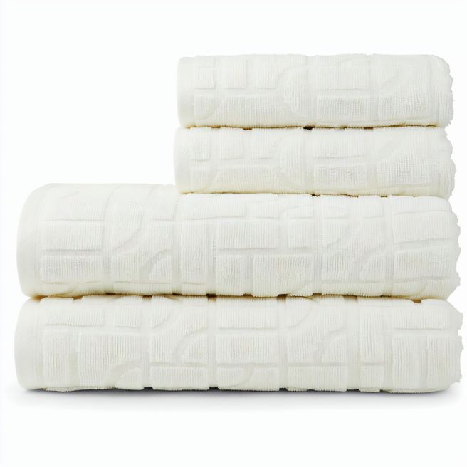 VINGA Verso Handtuch aus OCS Bio-Baumwolle, 4er-Set