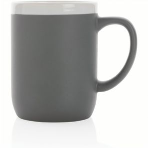 Keramiktasse mit weißem Rand, 300ml
