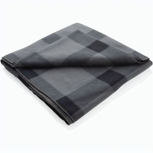 Weiche karierte Fleece-Decke (Bild 1)