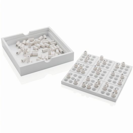 eine schachtel von pillen und eine tablette Holz-Sudoku-Spiel (Bild 1)