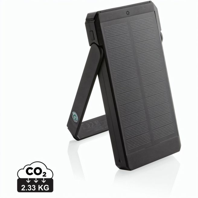 Skywave 10000mAh Solarpowerbank aus RCS recycelt. Kunststoff