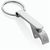 Flaschenöffner & Schlüsselband aus RCS rec. Zinklegierung (Bild 1)
