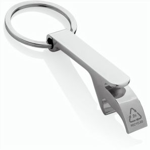 Flaschenöffner & Schlüsselband aus RCS rec. Zinklegierung