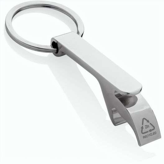 Flaschenöffner & Schlüsselband aus RCS rec. Zinklegierung (Bild 1)