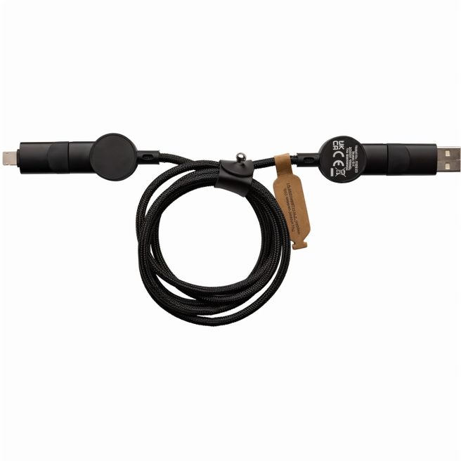 Oakland RCS rKunststoff 1,2m 6-in-1 Fast-Charging 45W Kabel