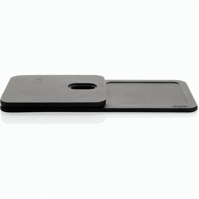 Swiss Peak 3-in-1- Wireless-Charging Desk-Tray aus RCS rPU