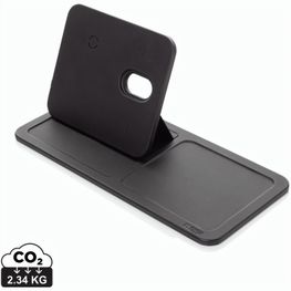 Produktabbildung Swiss Peak 3-in-1- Wireless-Charging Desk-Tray aus RCS rPU Swiss Peak 3-in-1- Wireless-Charging Desk-Tray aus RCS rPU