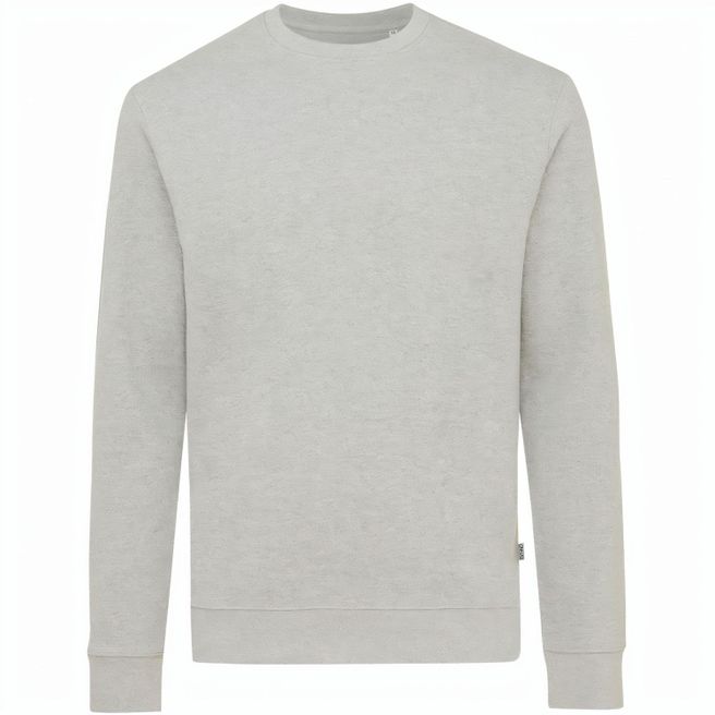 IQONIQ Denali ungefärbt. Rundhals-Sweater aus recycelter BW