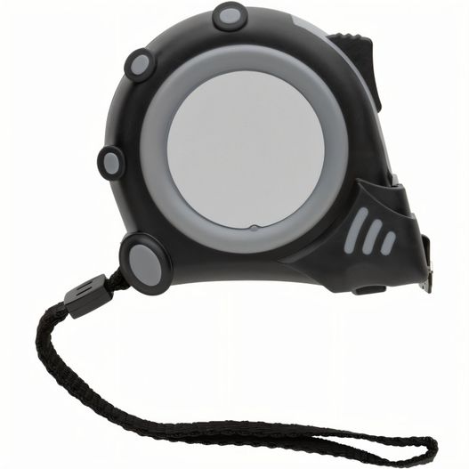 ein schwarzes und weißes foto eines bandmaßes Grip 5m/19mm Maßband aus RCS recyceltem Kunststoff (Bild 1)