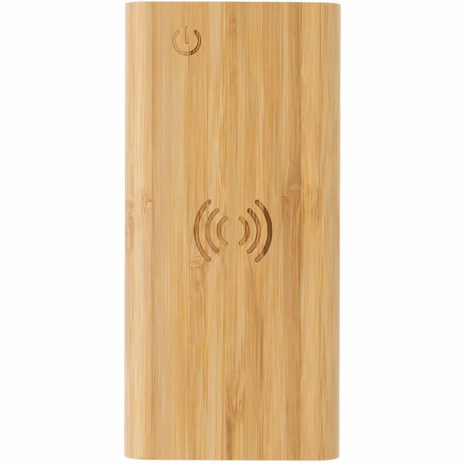 8.000mAh Bambus-Wireless-Powerbank