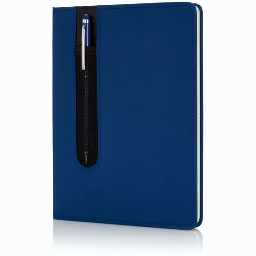 Basic Hardcover PU A5 Notizbuch mit Stylus-Stift (Bild 1)