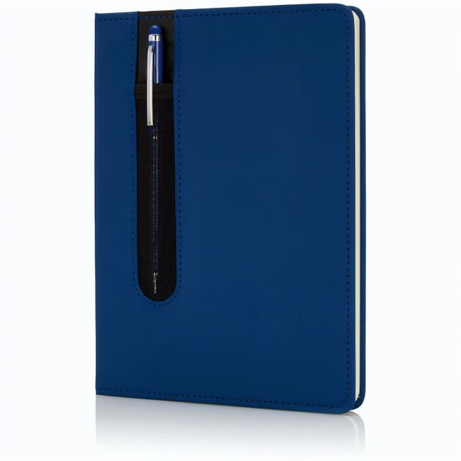 Basic Hardcover PU A5 Notizbuch mit Stylus-Stift