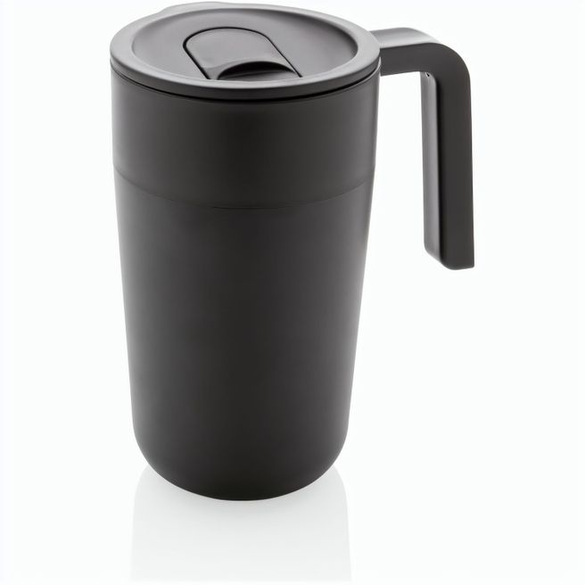 GRS recycelte PP und Stainless Steel Tasse mit Griff