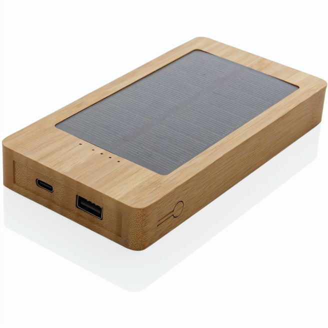 Sunwick 10.000mah Bambus Solar Powerbank