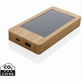Sunwick 10.000mah Bambus Solar Powerbank