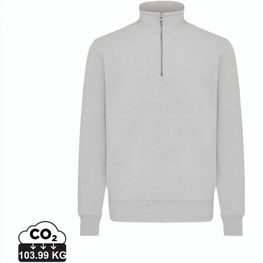 IQONIQ Elgon Quarter-Zip-Sweater aus rec. Baumwolle