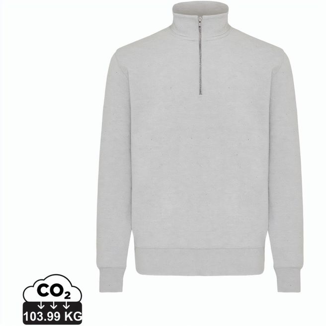 IQONIQ Elgon Quarter-Zip-Sweater aus rec. Baumwolle