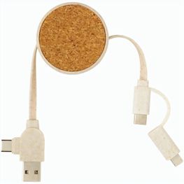Kork und Weizen 6-in-1 Ladekabel