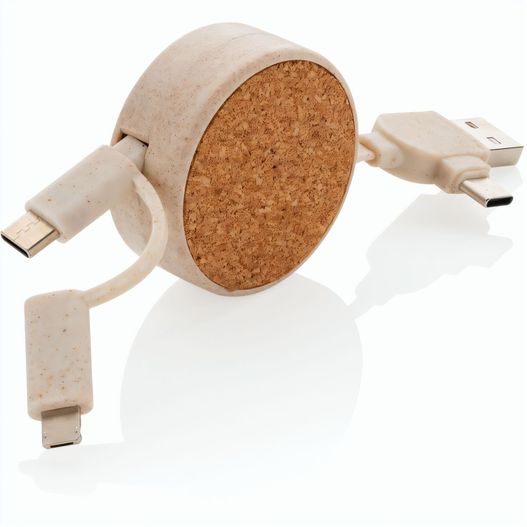 Kork und Weizen 6-in-1 Ladekabel (Bild 1)