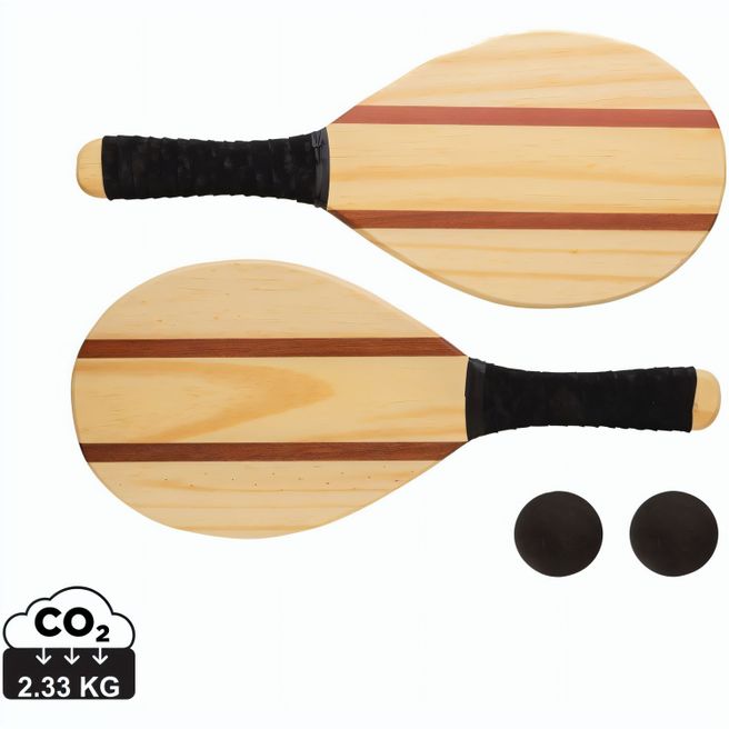 Frescobol Tennis-Set aus Holz