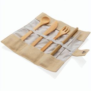 Wiederverwendbares Bambus Reisebesteck