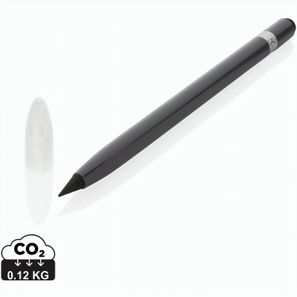Tintenloser Stift aus Aluminium mit Radiergummi