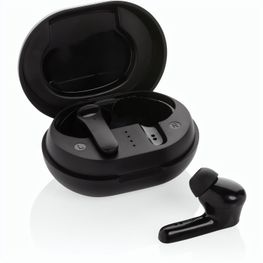 TWS Ohrhörer aus RCS Standard recyceltem Kunststoff