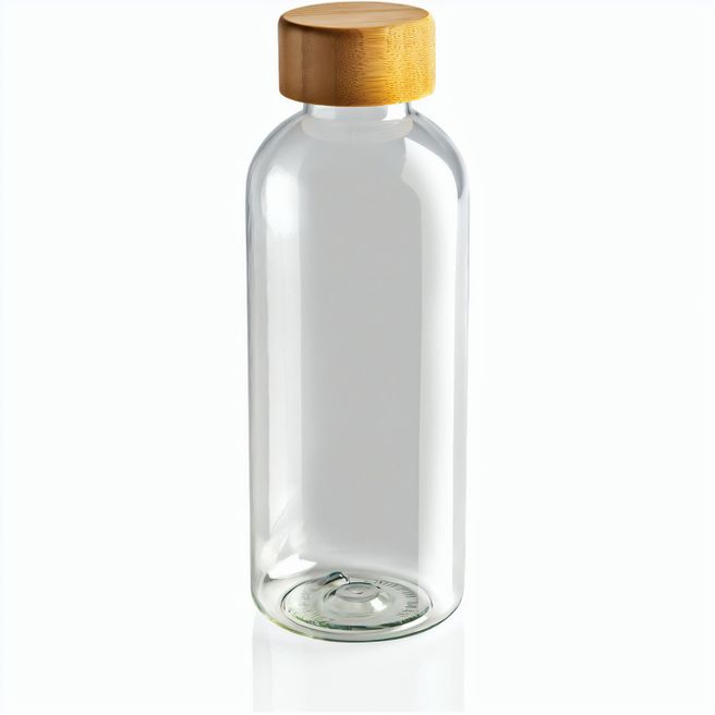 RCS rPET Flasche mit Bambus-Deckel