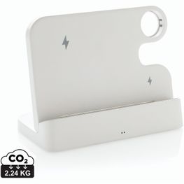 Produktabbildung Joltz dual 15W-Ladegerät aus RCS rec. ABS mit iWatch-Slot Joltz dual 15W-Ladegerät aus RCS rec. ABS mit iWatch-Slot