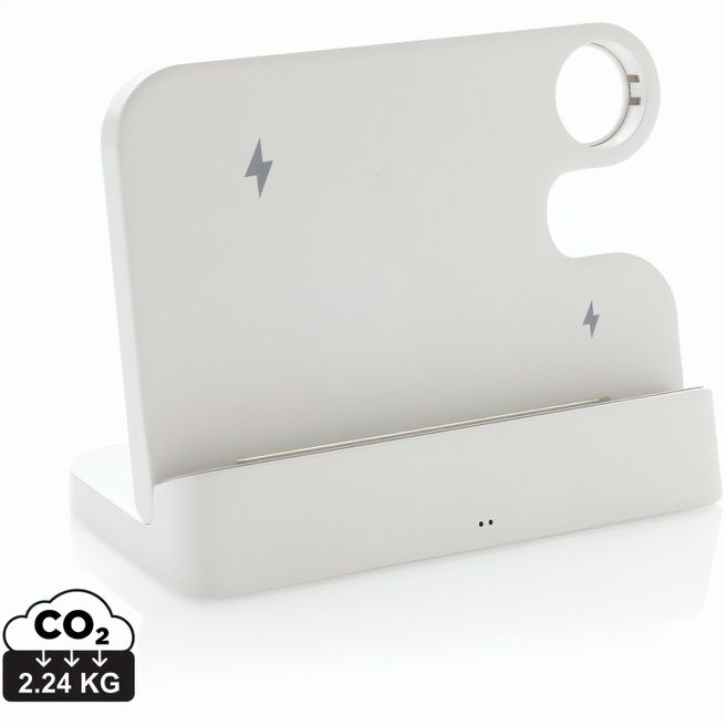 Produktabbildung Joltz dual 15W-Ladegerät aus RCS rec. ABS mit iWatch-Slot Joltz dual 15W-Ladegerät aus RCS rec. ABS mit iWatch-Slot