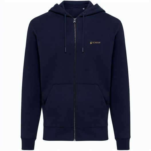 IQONIQ Abisko Zip-Kapuzenpullover aus recycelter Baumwolle (Bild 1)