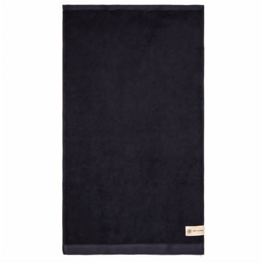 ein schwarzes handtuch mit einem weißen tag darauf VINGA Birch Handtuch 40x70, 450gr/m² (Bild 1)