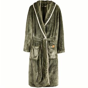 VINGA Louis Luxus Plüsch GRS rPET Bademantel Größe S/M