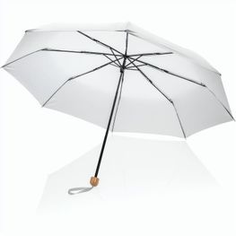 20.5" Impact AWARE™ RPET 190T Pongee Bambus Mini-Schirm
