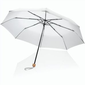 20.5" Impact AWARE™ RPET 190T Pongee Bambus Mini-Schirm