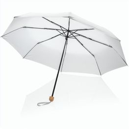 20.5" Impact AWARE™ RPET 190T Pongee Bambus Mini-Schirm