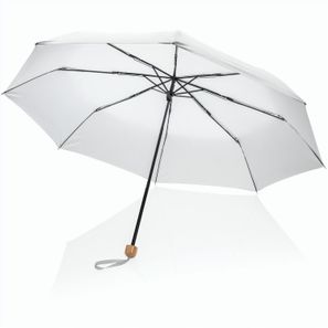 20.5" Impact AWARE™ RPET 190T Pongee Bambus Mini-Schirm